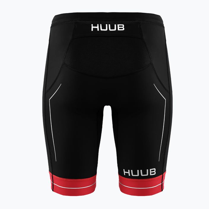 HUUB Pánske triatlonové šortky Race Tri Short black/red RCSH 3
