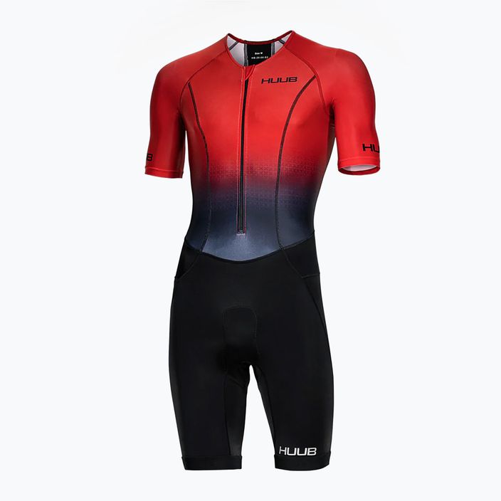 Pánsky triatlonový oblek HUUB Commit Long Course Suit čierno-červený COMLCS 8