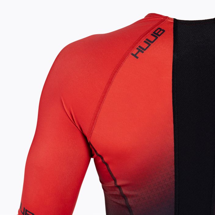 Pánsky triatlonový oblek HUUB Commit Long Course Suit čierno-červený COMLCS 6