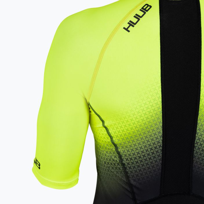 Pánsky triatlonový oblek HUUB Commit Long Course Suit čierno-žltý COMLCSFY 5