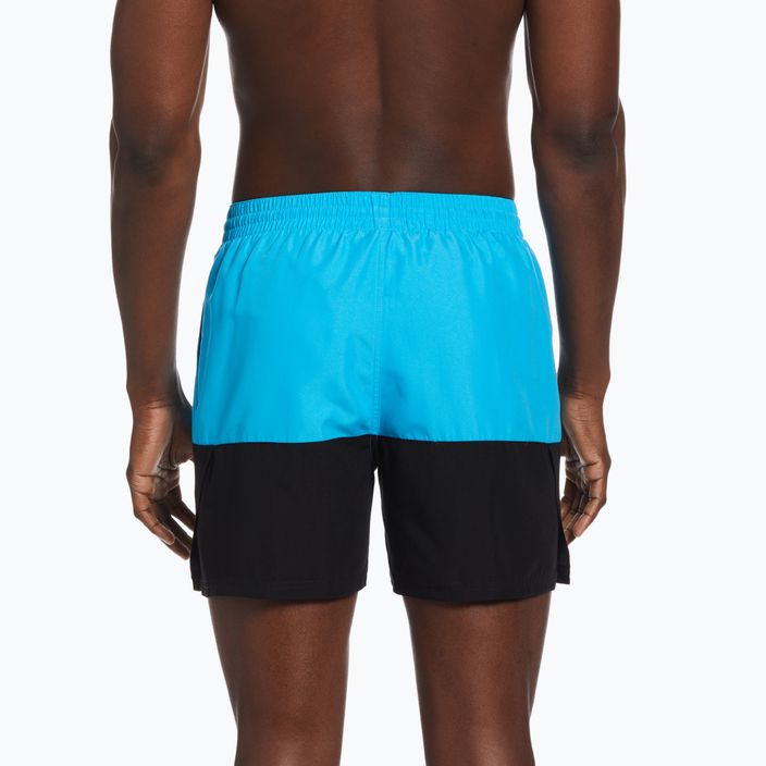 Pánske plavecké šortky Nike Split 5" Volley modré NESSB451-480 2