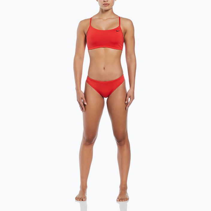 Dámske dvojdielne plavky Nike Essential Sports Bikini light crimson