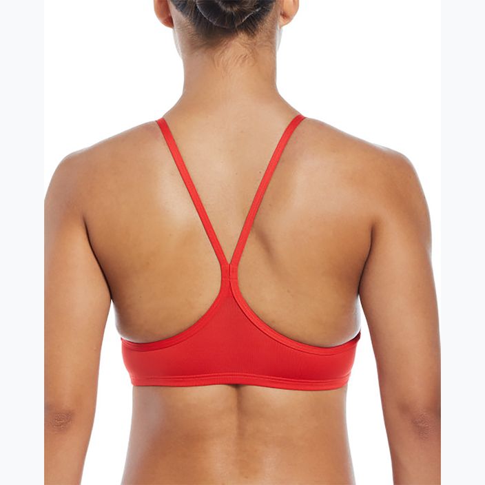 Dámske dvojdielne plavky Nike Essential Sports Bikini light crimson 3