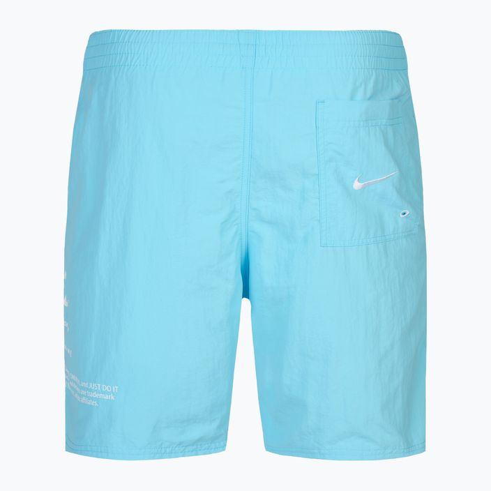 Pánske plavecké šortky Nike Specs 7" Volley aquarius blue 2