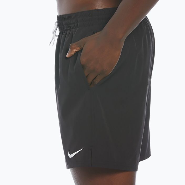 Pánske plavecké šortky Nike Solid 5" Volley black 3