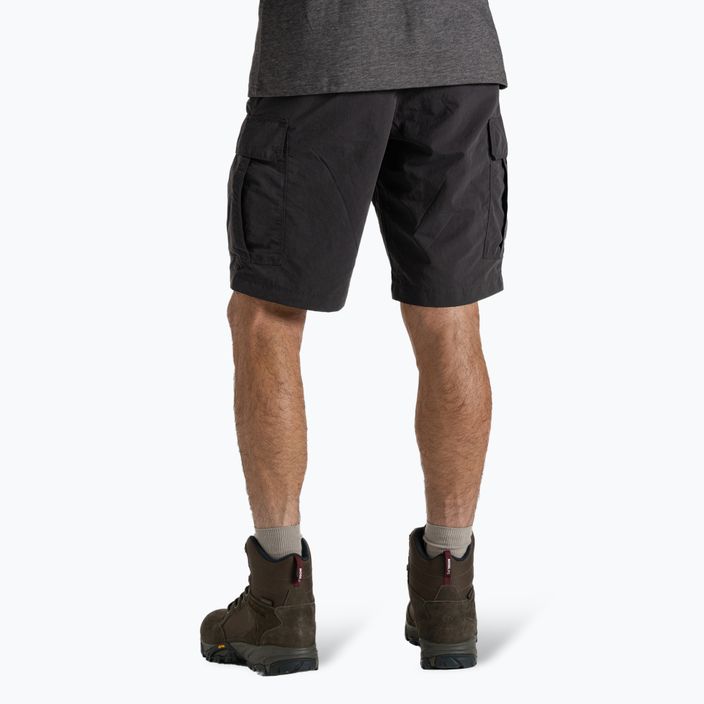 Pánske trekingové šortky Craghoppers NosiLife Cargo Short III black pepper 3