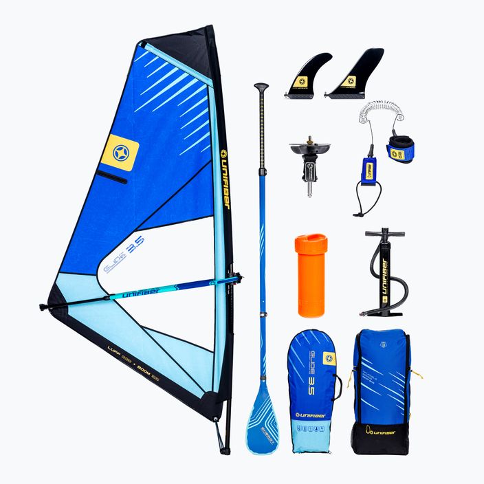 SUP doska s thrusterom Unifiber Oxygen iWindSup FCD 10'7'' a Compact Rig blue UF900170320 9