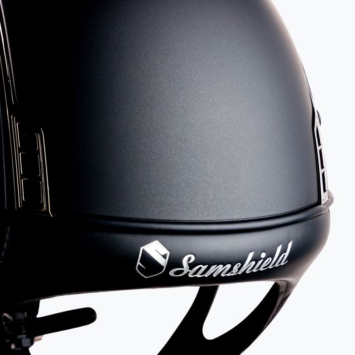 Samshield Miss Shield Shadowmatt jazdecká prilba čierna 3125659035528 6