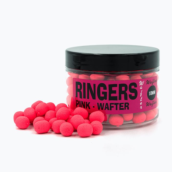 Háčiková návnada činky Ringers Pink Wafter Chocolate 10 mm 150 ml PRNG84