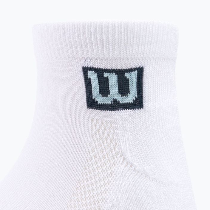 Pánske tréningové ponožky Wilson 3PP Premium Low Cut 3 pack white W8F1W-3730 3