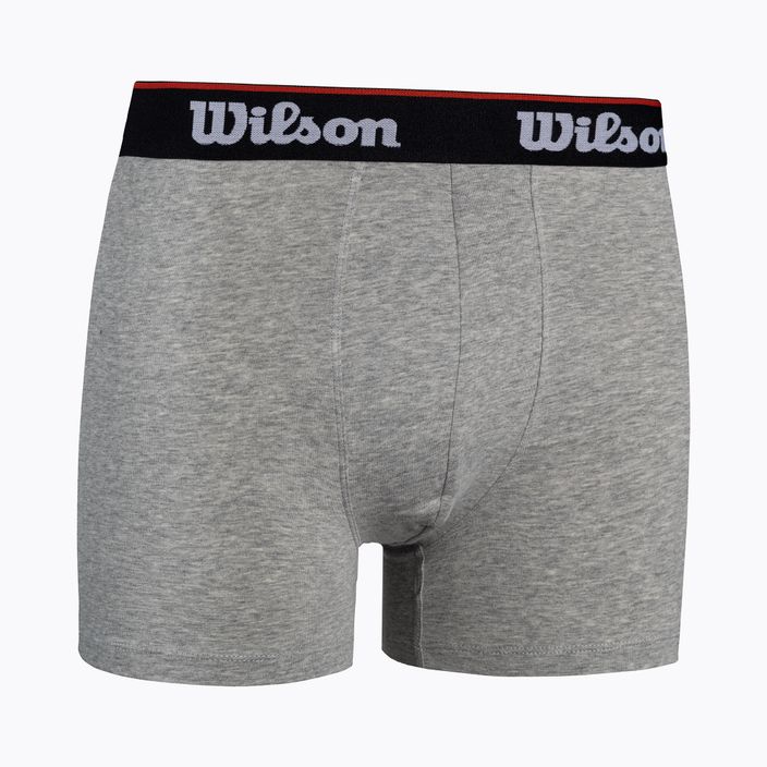 Pánske boxerky Wilson 2-Pack čierne, sivé W875H-270M 7