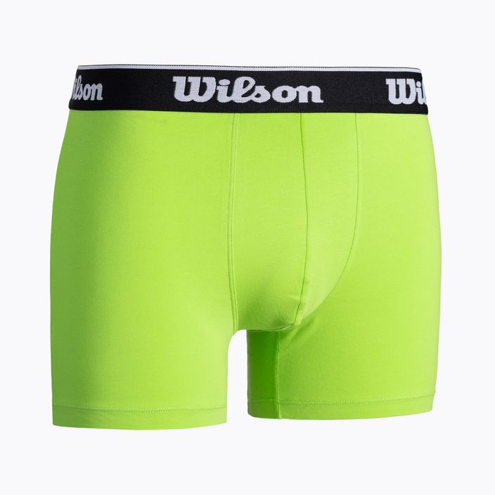 Pánske boxerky Wilson 2 pack black/green W875V-270M 7