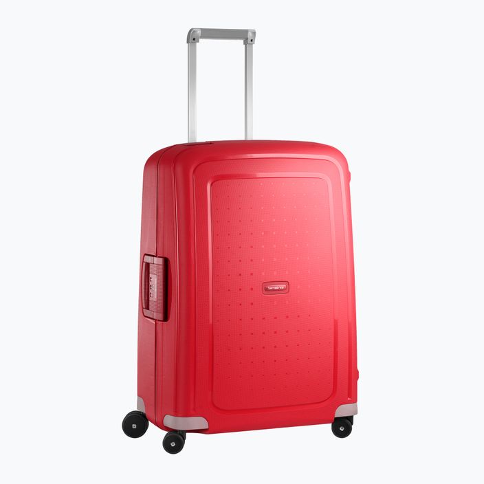 Cestovný kufor Samsonite S'cure Spinner 79 l purpurovo červený 2