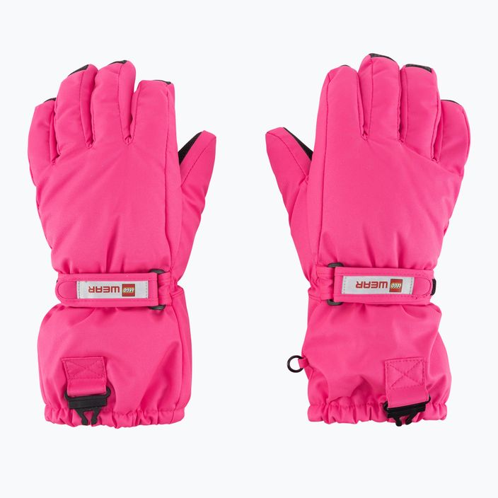 Detské lyžiarske rukavice LEGO Lwazun 705 pink 11010250 3