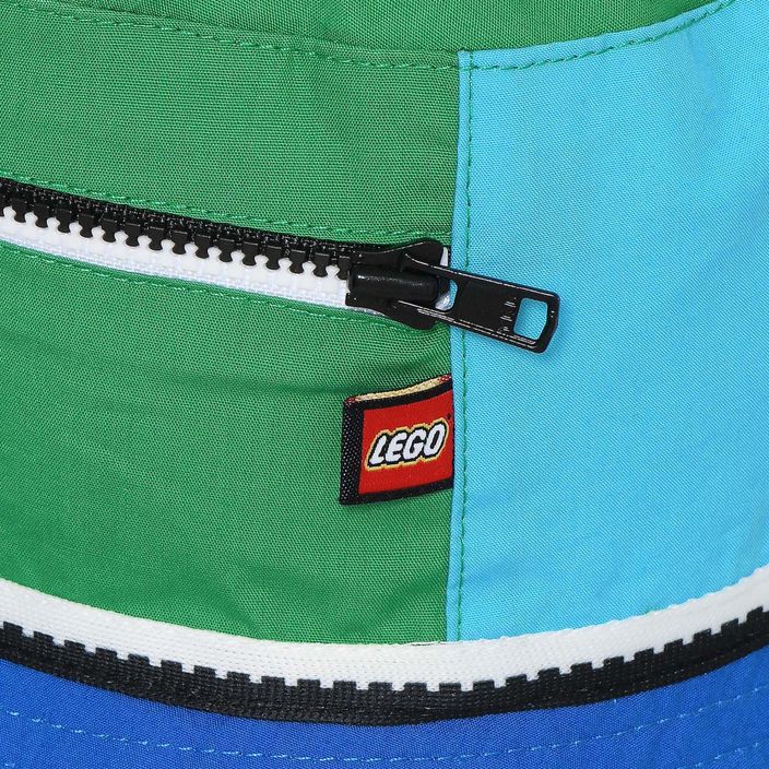 Detský turistický klobúk LEGO Lwalex 312 zeleno-modrý 111682 3