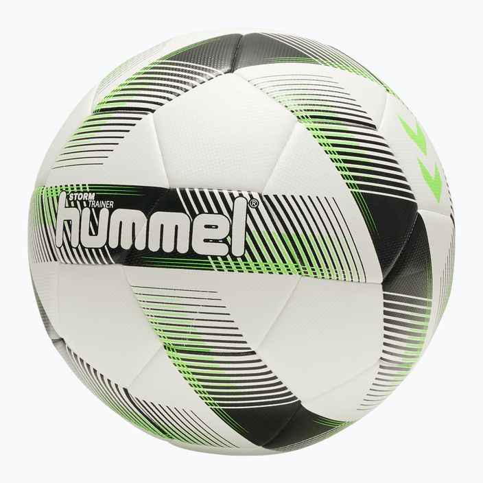 Hummel Storm Trainer FB futbal biela/čierna/zelená veľkosť 5 4