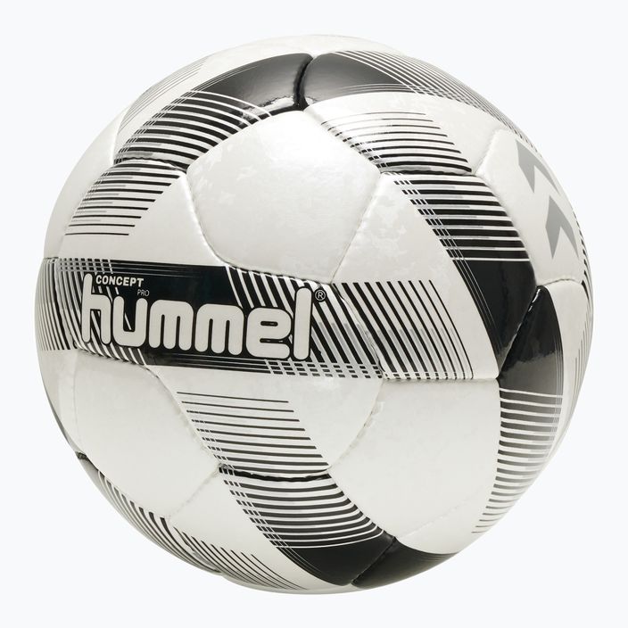Hummel Concept Pro FB futbalová lopta biela/čierna/strieborná veľkosť 5 4