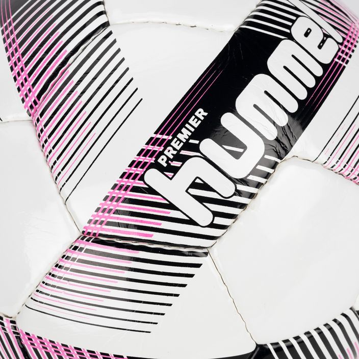 Hummel Premier FB futbalová lopta biela/čierna/ružová veľkosť 5 3