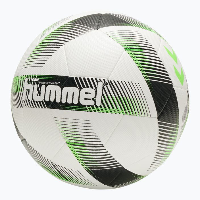 Hummel Storm Trainer Ultra Lights FB futbalový biely/čierny/zelený veľkosť 3 4