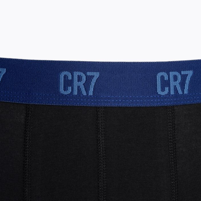 Pánske boxerky CR7 Basic Trunk 3 páry black/blue 4