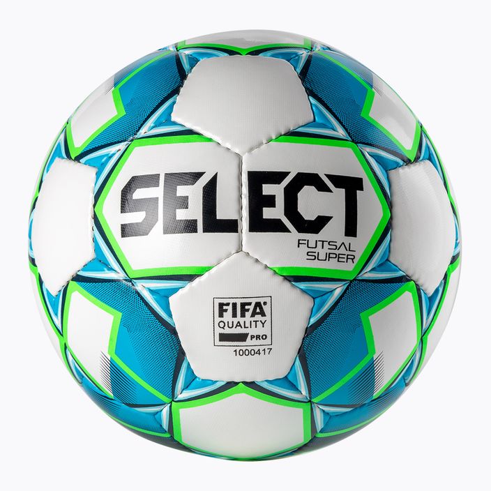 SELECT Futsal Super FIFA futbalová lopta biela a modrá 3613446002