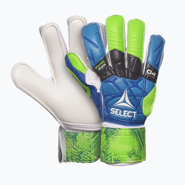Detské brankárske rukavice SELECT 04 Protection 2019 modro-zelené 500050 4