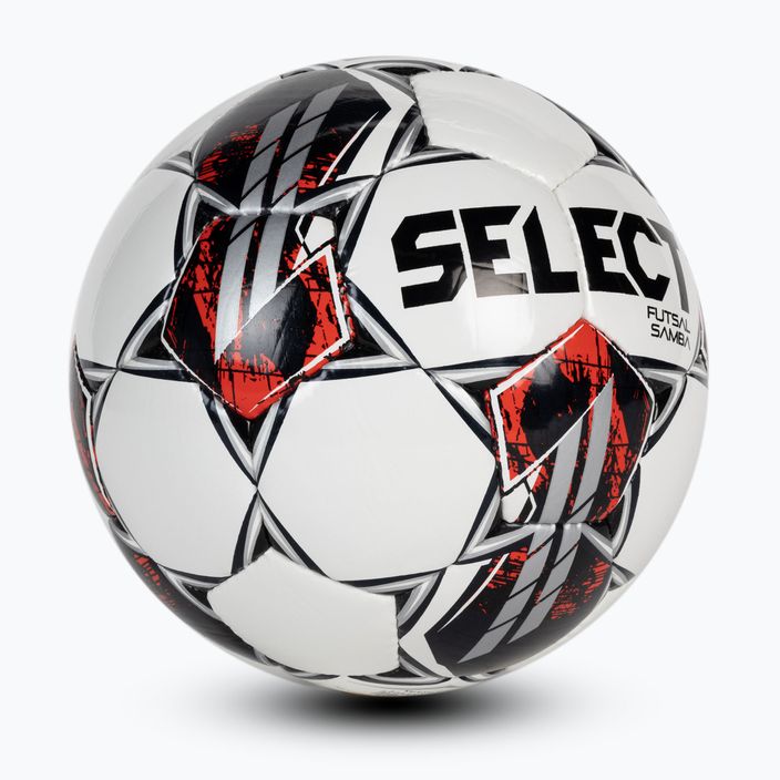 Select Futsal Samba V22 futbalová bielo-čierna 32007 2