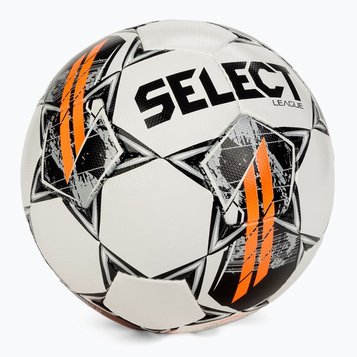 Futbalová lopta SELECT League football v24 white/black veľkosť 4 3