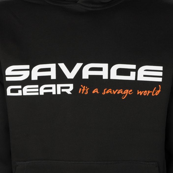 Savage Gear Cosmo Hoodie rybárska mikina čierna 73699 3
