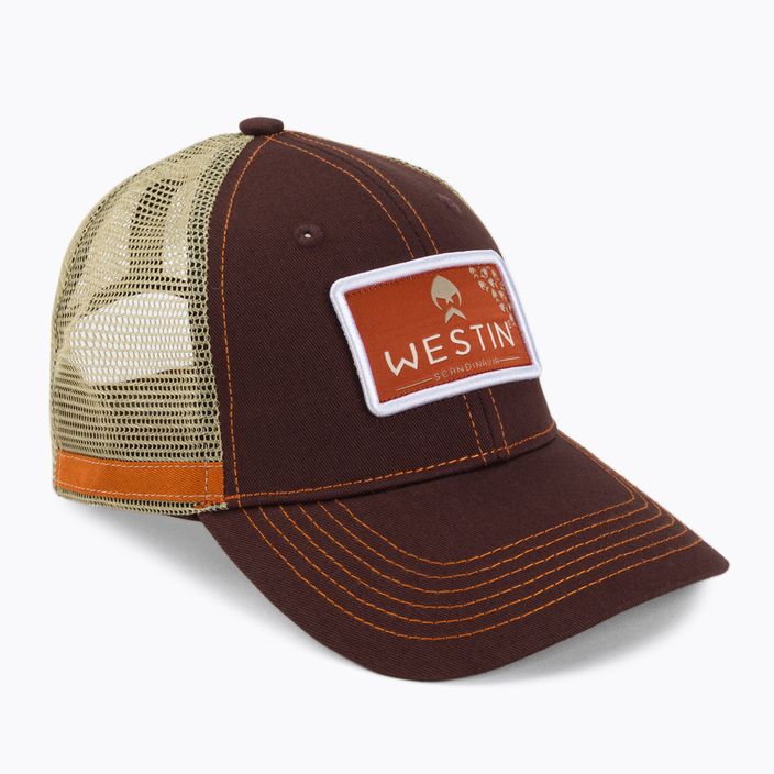 Westin Hillbilly Trucker nastaviteľná baseballová čiapka hnedá A27