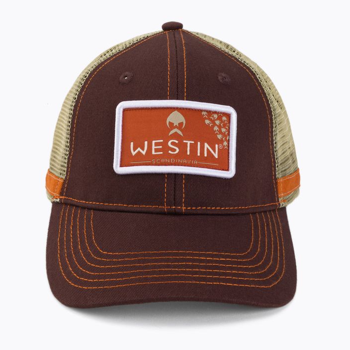 Westin Hillbilly Trucker nastaviteľná baseballová čiapka hnedá A27 4