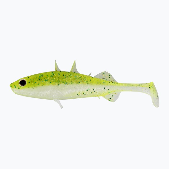 Westin Stanley the Stickleback Shadtail sparkling chartreuse rubber lure P117-557-002