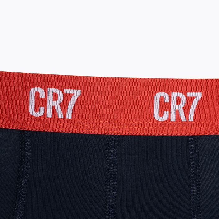 Pánske boxerky CR7 Basic Trunk 3 páry grey melange/red/navy 10
