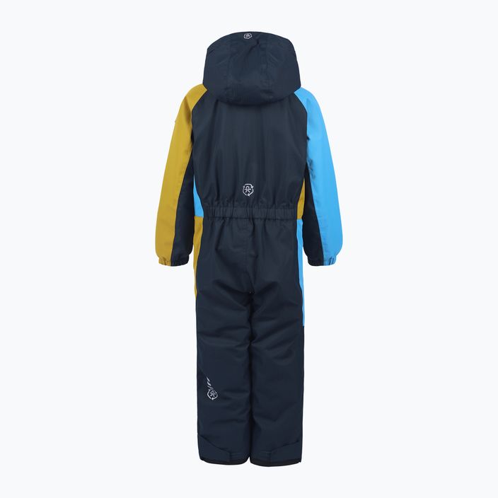 Detský lyžiarsky oblek Color Kids Coverall Colorblock AF 1. farebno-čierny 74655 2