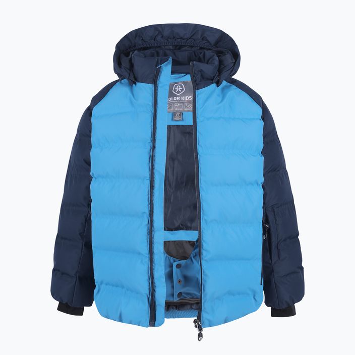 Detská lyžiarska bunda Color Kids Ski Jacket Quilted AF 1. modro-čierna 74695 7
