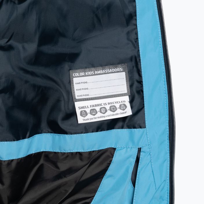 Detská lyžiarska bunda Color Kids Ski Jacket Quilted AF 1. modro-čierna 74695 5