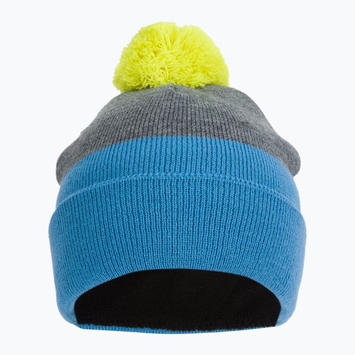 Detská zimná čiapka Color Kids Hat Beanie Colorblock modro-šedá 7485 2