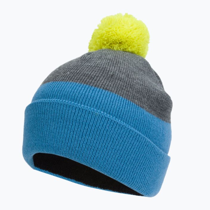 Detská zimná čiapka Color Kids Hat Beanie Colorblock modro-šedá 7485 3