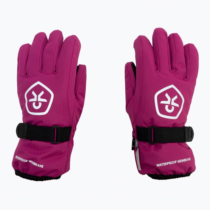 Farba Detské lyžiarske rukavice Vodotesné ružové 74815 3
