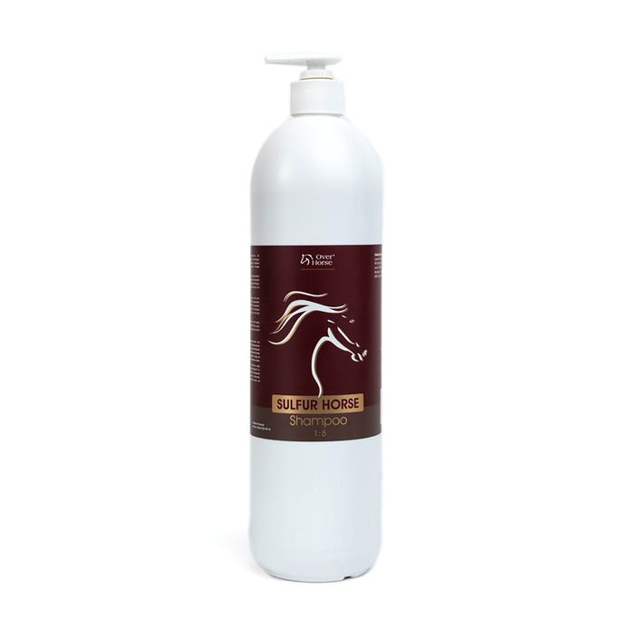 Šampón na kožné problémy pre kone Over Horse Sulfur Horse 1000 ml 2
