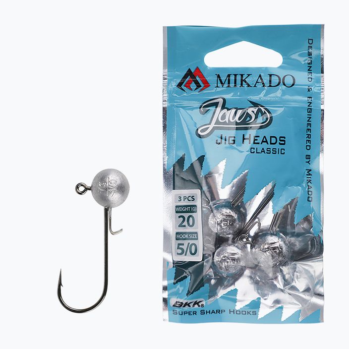 Mikado Jaws Classic jigová hlava 10g 3ks čierna OMGJC-10 2
