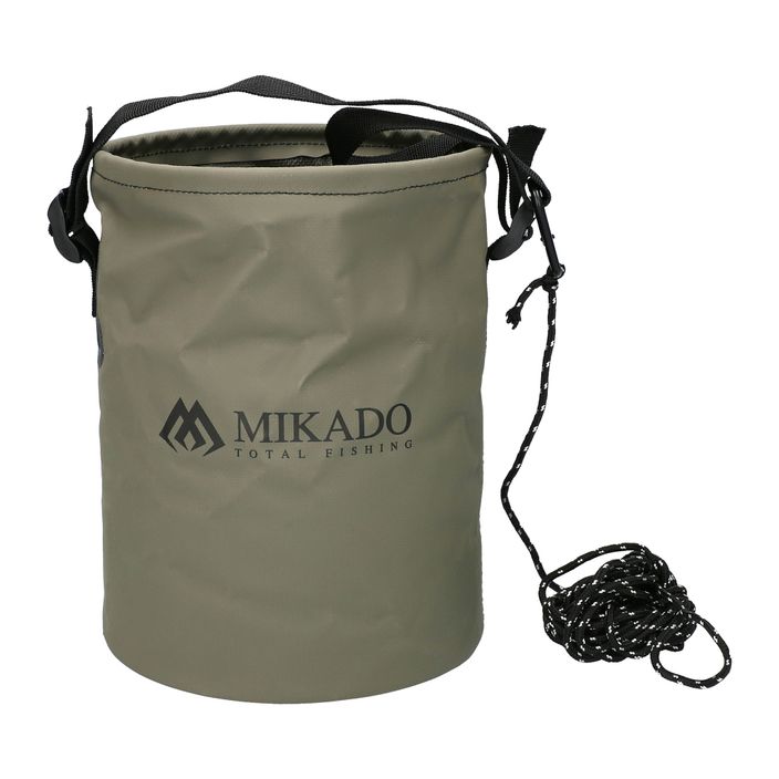 Skladacie rybárske vedro Mikado so šnúrou zelené AMC-021 2