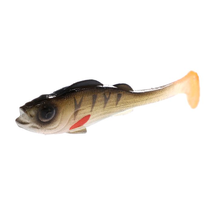 Mikado Real Fish 4 ks prírodná gumová nástraha na ostrieža PMRFP-9.5-PERCH-N 2