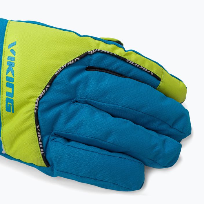 Detské lyžiarske rukavice Viking Fin modré 120/19/9753/15 4