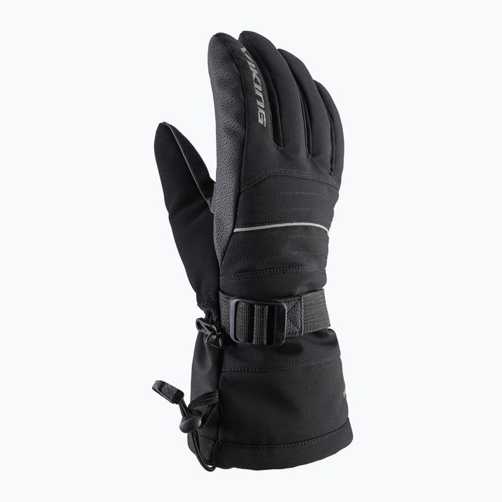 Pánske lyžiarske rukavice Viking Bormio black/grey 11/2/498 7