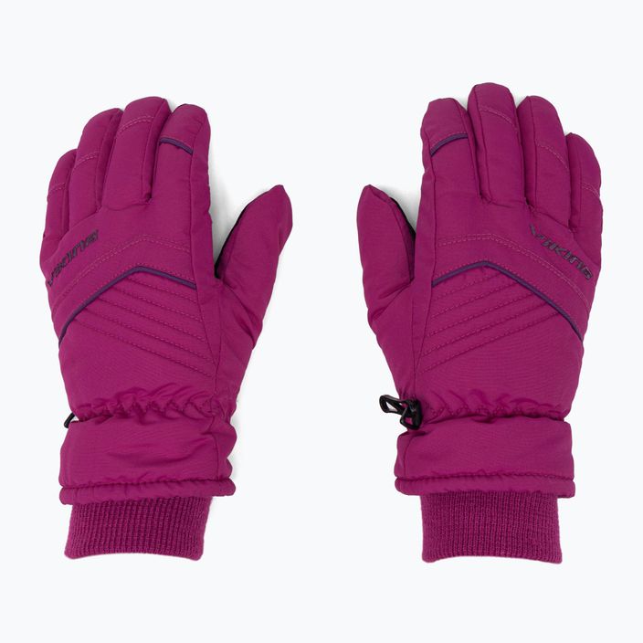 Ružové lyžiarske rukavice Viking Rimi 120 20 5421 2