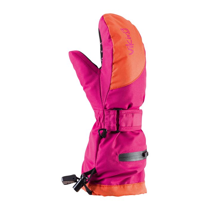 Detské lyžiarske rukavice Viking Mailo pink 125/21/1125 2