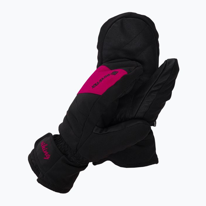 Dámske lyžiarske rukavice Viking Sherpa GTX Mitten Ski black/pink 150/22/0077/46