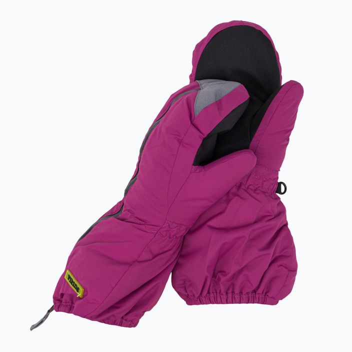 Ružové detské lyžiarske rukavice Viking Otzi 125/22/8500/46