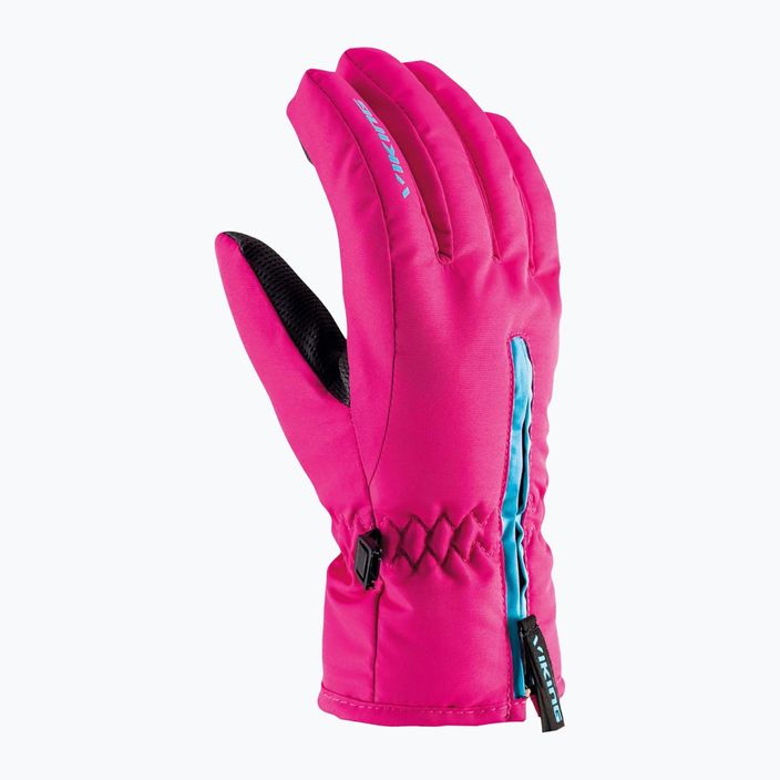 Ružové detské lyžiarske rukavice Viking Asti 120/23/7723/46 6